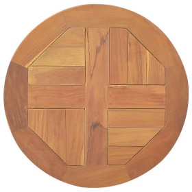 Runde Tischplatte aus massivem Teakholz 2,5 cm 40 cm von vidaXL, Tischplatten - Ref: Foro24-316153, Preis: 41,48 €, Rabatt: %