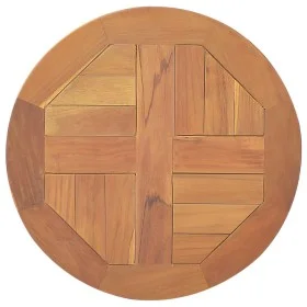 Runde Tischplatte aus massivem Teakholz 2,5 cm 40 cm von vidaXL, Tischplatten - Ref: Foro24-316153, Preis: 40,79 €, Rabatt: %
