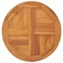 Runde Tischplatte aus massivem Teakholz 2,5 cm 50 cm von vidaXL, Tischplatten - Ref: Foro24-316154, Preis: 51,35 €, Rabatt: %