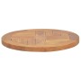 Round table top solid teak wood 2.5 cm 40 cm by vidaXL, Table tops - Ref: Foro24-316153, Price: 41,48 €, Discount: %
