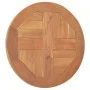 Round table top solid teak wood 2.5 cm 40 cm by vidaXL, Table tops - Ref: Foro24-316153, Price: 40,79 €, Discount: %