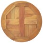 Round table top solid teak wood 2.5 cm 40 cm by vidaXL, Table tops - Ref: Foro24-316153, Price: 41,48 €, Discount: %