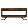 Mesa de centro madera de ingeniería roble ahumado 100x51x40 cm