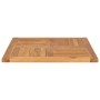 Solid teak wood table top surface 70x70x2.5 cm by vidaXL, Table tops - Ref: Foro24-48989, Price: 74,02 €, Discount: %