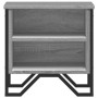 Mesitas de noche 2 uds madera ingeniería gris Sonoma 40x30x40cm
