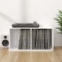Weiße Vinyl-Schallplattenbox aus Sperrholz, 71 x 34 x 36 cm von vidaXL, CD- und DVD-Speicher - Ref: Foro24-800123, Preis: 40,...