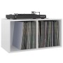 Weiße Vinyl-Schallplattenbox aus Sperrholz, 71 x 34 x 36 cm von vidaXL, CD- und DVD-Speicher - Ref: Foro24-800123, Preis: 40,...