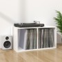 Weiße Vinyl-Schallplattenbox aus Sperrholz, 71 x 34 x 36 cm von vidaXL, CD- und DVD-Speicher - Ref: Foro24-800123, Preis: 40,...