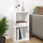 Weiße Vinyl-Schallplattenbox aus Sperrholz, 71 x 34 x 36 cm von vidaXL, CD- und DVD-Speicher - Ref: Foro24-800123, Preis: 40,...