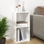 White plywood vinyl record box 71x34x36cm by vidaXL, CD and DVD storage - Ref: Foro24-800123, Price: 39,52 €, Discount: %
