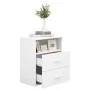 Mesita de noche color blanco 50x32x60 cm de vidaXL, Mesitas de noche - Ref: Foro24-803272, Precio: 60,22 €, Descuento: %