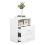 Weißer Nachttisch 50x32x60 cm von vidaXL, Nachttische - Ref: Foro24-803272, Preis: 61,27 €, Rabatt: %