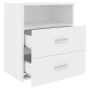 Mesita de noche color blanco 50x32x60 cm de vidaXL, Mesitas de noche - Ref: Foro24-803272, Precio: 60,22 €, Descuento: %