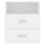 Mesita de noche color blanco 50x32x60 cm de vidaXL, Mesitas de noche - Ref: Foro24-803272, Precio: 60,22 €, Descuento: %