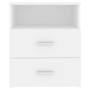 Weißer Nachttisch 50x32x60 cm von vidaXL, Nachttische - Ref: Foro24-803272, Preis: 61,27 €, Rabatt: %