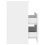 Mesita de noche color blanco 50x32x60 cm de vidaXL, Mesitas de noche - Ref: Foro24-803272, Precio: 60,22 €, Descuento: %