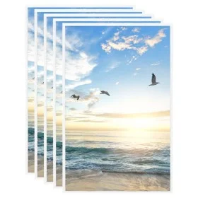 Collage photo frames for wall/table 5 pcs white MDF 13x18 cm by vidaXL, Photo frames - Ref: Foro24-332326, Price: 9,14 €, Dis...