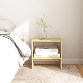 Solid pine wood bedside table 40x30.5x40 cm by vidaXL, Nightstands - Ref: Foro24-808053, Price: 28,28 €, Discount: %