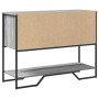 Mesa consola madera de ingeniería gris Sonoma 100x35x74,5 cm