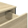 Aparador de madera de ingeniería roble Sonoma 79,5x35,5x74,5 cm
