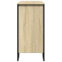 Aparador madera de ingeniería roble Sonoma 101x35,5x74,5 cm