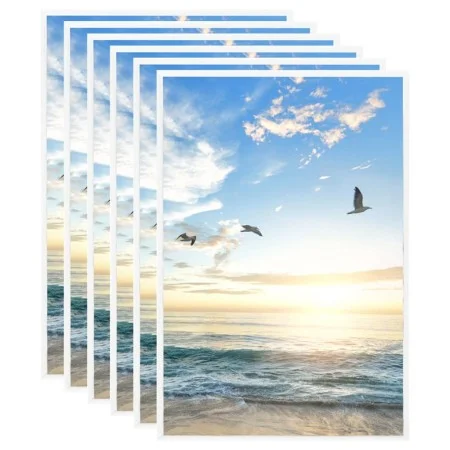 Tisch-Collage-Fotorahmen, 5 Stück, weißes MDF, 21 x 29,7 cm von vidaXL, Bilderrahmen - Ref: Foro24-332341, Preis: 22,87 €, Ra...