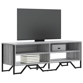 Mueble de TV madera de ingeniería gris sonoma 122x34x41 cm Mueble de TV madera de ingeniería gris sonoma 122x34x41 cm