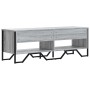Mueble de TV madera de ingeniería gris sonoma 122x34x41 cm en Muebles TV | Comprar online en Foro24