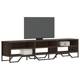 Mueble de TV madera de ingeniería roble marrón 180x34x41 cm Mueble de TV madera de ingeniería roble marrón 180x34x41 cm