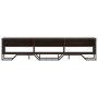Mueble de TV madera de ingeniería roble marrón 180x34x41 cm
