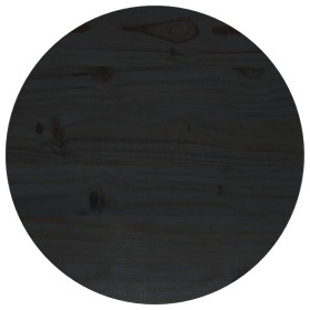 Superficie de mesa madera maciza de pino negro Ø40x2,5 cm