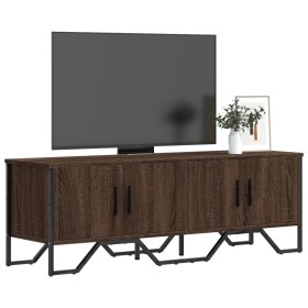 Mueble de TV madera de ingeniería marrón roble 122x34x41 cm Mueble de TV madera de ingeniería marrón roble 122x34x41 cm