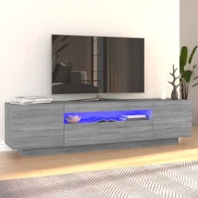 TV-Möbel mit grauen Sonoma-LED-Leuchten 160x35x40 cm von vidaXL, TV-Möbel - Ref: Foro24-815727, Preis: 116,45 €, Rabatt: %