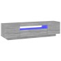 Mueble de TV con luces LED gris Sonoma 160x35x40 cm de vidaXL, Muebles TV - Ref: Foro24-815727, Precio: 128,18 €, Descuento: %