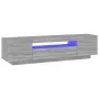 Mueble de TV con luces LED gris Sonoma 160x35x40 cm de vidaXL, Muebles TV - Ref: Foro24-815727, Precio: 116,31 €, Descuento: %