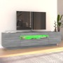 TV-Möbel mit grauen Sonoma-LED-Leuchten 160x35x40 cm von vidaXL, TV-Möbel - Ref: Foro24-815727, Preis: 123,15 €, Rabatt: %