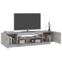 TV-Möbel mit grauen Sonoma-LED-Leuchten 160x35x40 cm von vidaXL, TV-Möbel - Ref: Foro24-815727, Preis: 123,15 €, Rabatt: %