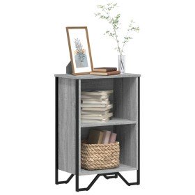 Estantería madera de ingeniería gris Sonoma 50x31x74,5 cm en Librerías y estanterías | Comprar online en Foro24