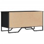 Mueble zapatero madera de ingeniería negro 90x38x45,5 cm