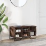 Zapatero de madera de ingeniería marrón roble 90x38x45,5 cm