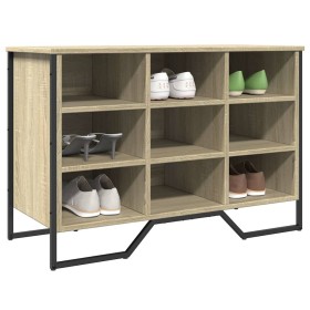 Zapatero de madera de ingeniería roble Sonoma 90x38x61,5 cm Zapatero de madera de ingeniería roble Sonoma 90x38x61,5 cm