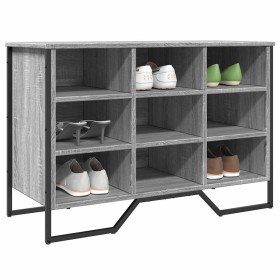 Zapatero de madera de ingeniería gris Sonoma 90x38x61,5 cm en Zapateros y organizadores de calzado | Comprar online en Foro24