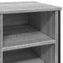 Zapatero de madera de ingeniería gris Sonoma 90x38x61,5 cm