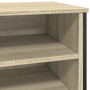 Zapatero de madera de ingeniería roble Sonoma 80x38x78 cm