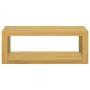 Wand-Badezimmerschrank aus massivem Teakholz 90x45x35 cm von vidaXL, Schließfächer und Lagerschränke - Ref: Foro24-338235, Pr...