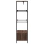 Armario de madera de ingeniería marrón roble 90x50x180 cm en Organizadores de vestidores y perchas de barra | Comprar online en 