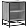 Mesitas noche 2 uds madera ingeniería gris sonoma 40x31x50 cm en Mesitas de noche | Comprar online en Foro24