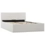 Cama canapé hidráulica cuero sintético blanco 120x200 cm de vidaXL, Camas y somieres - Ref: Foro24-285518, Precio: 344,73 €, ...