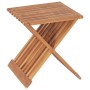 Klapphocker aus massivem Teakholz 40x32x45 cm von vidaXL, Klapphocker und Stühle - Ref: Foro24-48992, Preis: 81,54 €, Rabatt: %