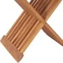 Solid teak wood folding stool 40x32x45 cm by vidaXL, Folding stools and chairs - Ref: Foro24-48992, Price: 70,19 €, Discount: %